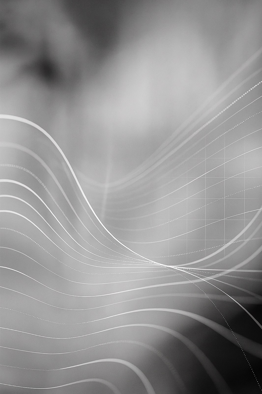 Visuel abstrait de flux de données